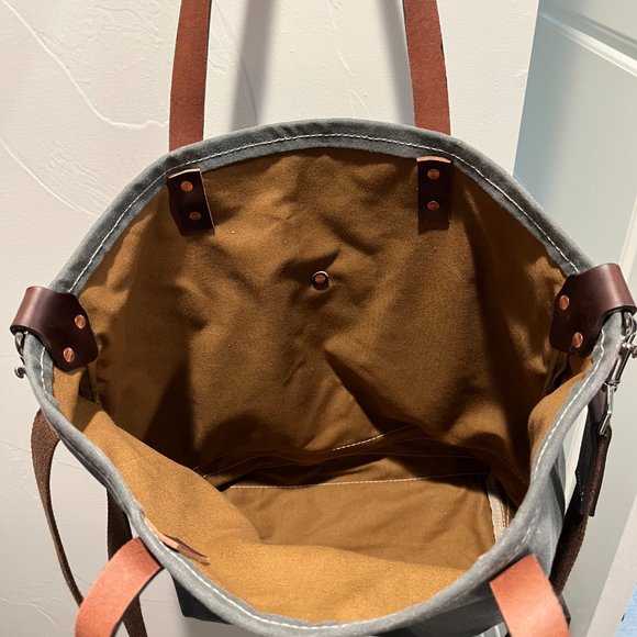 Waxed Canvas Tote (From Etsy) - Picture 4 of 4